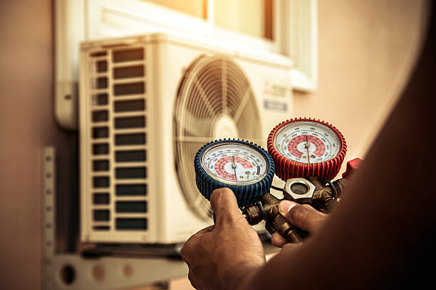 Professional Ac Installation technician working in Clayton, NC